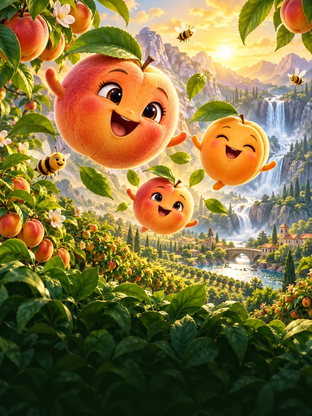 Fruits dans le verger